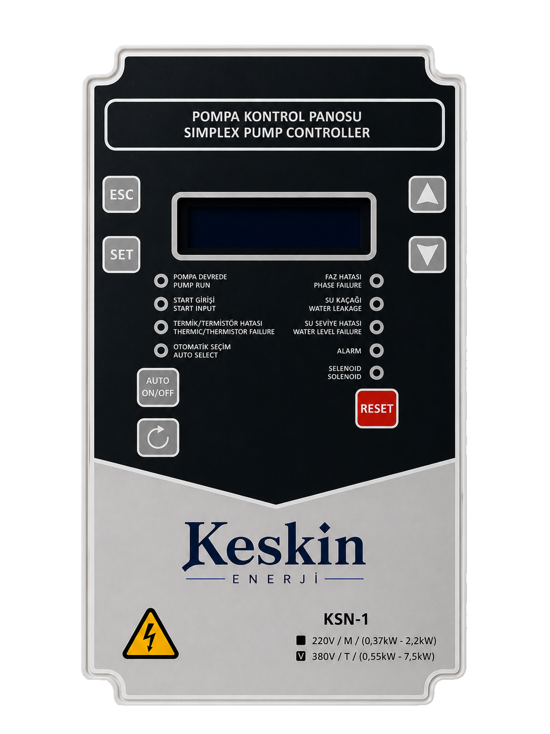 KSN-1 Tek Pompalı Kontrol Panosu